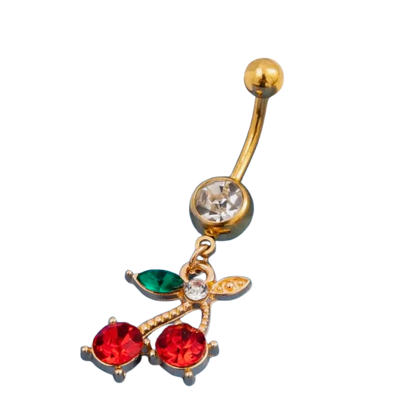 Cherry Navel Piercing